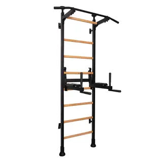 Ribbevegg BenchK 512 Svart Pull-up stang | H&#248;ydejusterbar dip bar