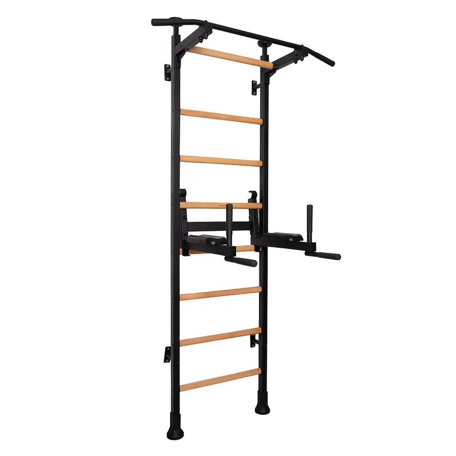 Ribbevegg BenchK 512 Svart Pull-up stang | Høydejusterbar dip bar 