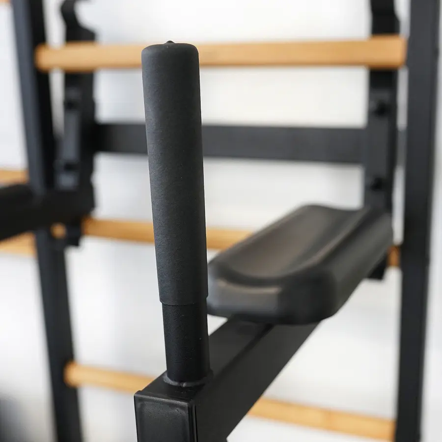Ribbevegg BenchK 512 Svart Pull-up stang | Høydejusterbar dip bar 