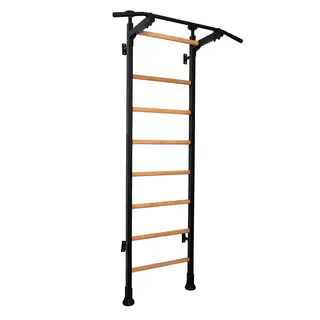 Ribbevegg BenchK 511 Svart Fastmontert pull-up stang