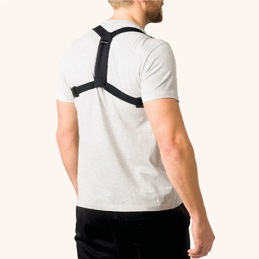 Holdningsvest Posture Flexi S-M Svart holdningsstøtte | Bedre holdning 