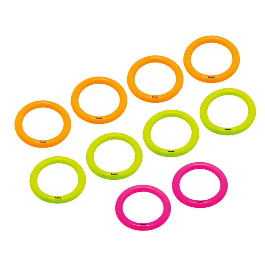 Dykkeringer sett med 10 stk I lyse farger 