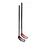 Innebandykølle Rush 95 cm Rød Rett blad 