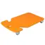 Rullebrett Pedalo Safety Oransje 60x35x8cm | Barnehage og skole 