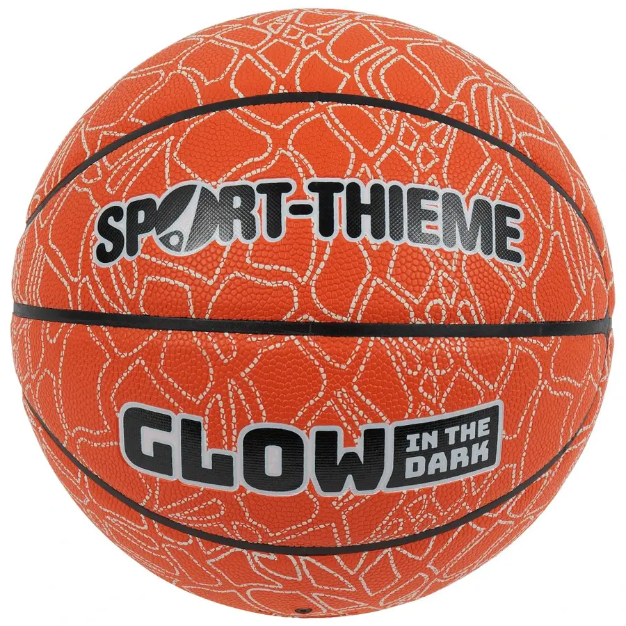 Basketball Sport-Thieme Glow in the Dark Brun basketball som lyser i mørket 