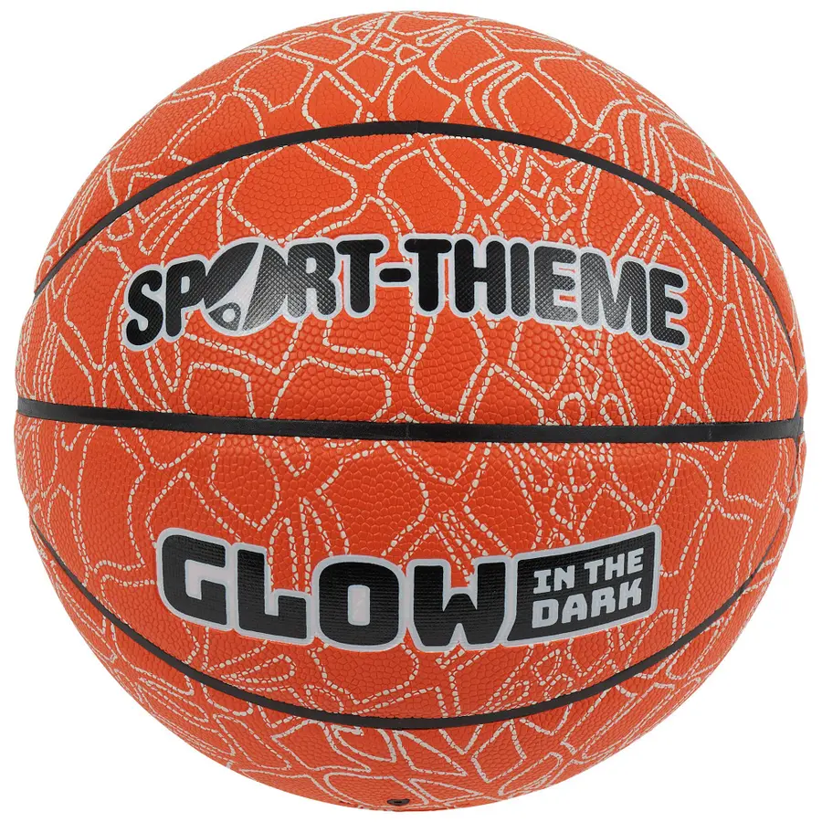 Basketball Sport-Thieme Glow in the Dark Brun basketball som lyser i mørket 