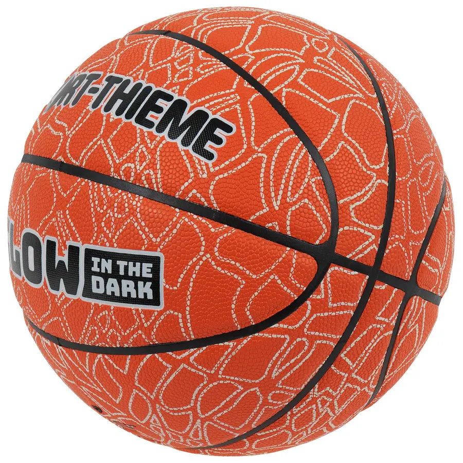 Basketball Sport-Thieme Glow in the Dark Brun basketball som lyser i mørket 