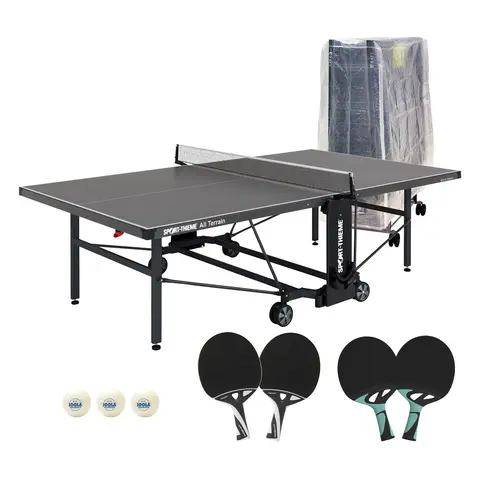 Bordtennispakke ute All Terrain Bord m/nett | Baller | Racketer | Trekk