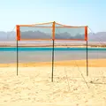 Sharknet Sandvolleyball-sett Triangelspill og vanlig spill