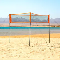 Sharknet Sandvolleyball-sett Triangelspill og vanlig spill