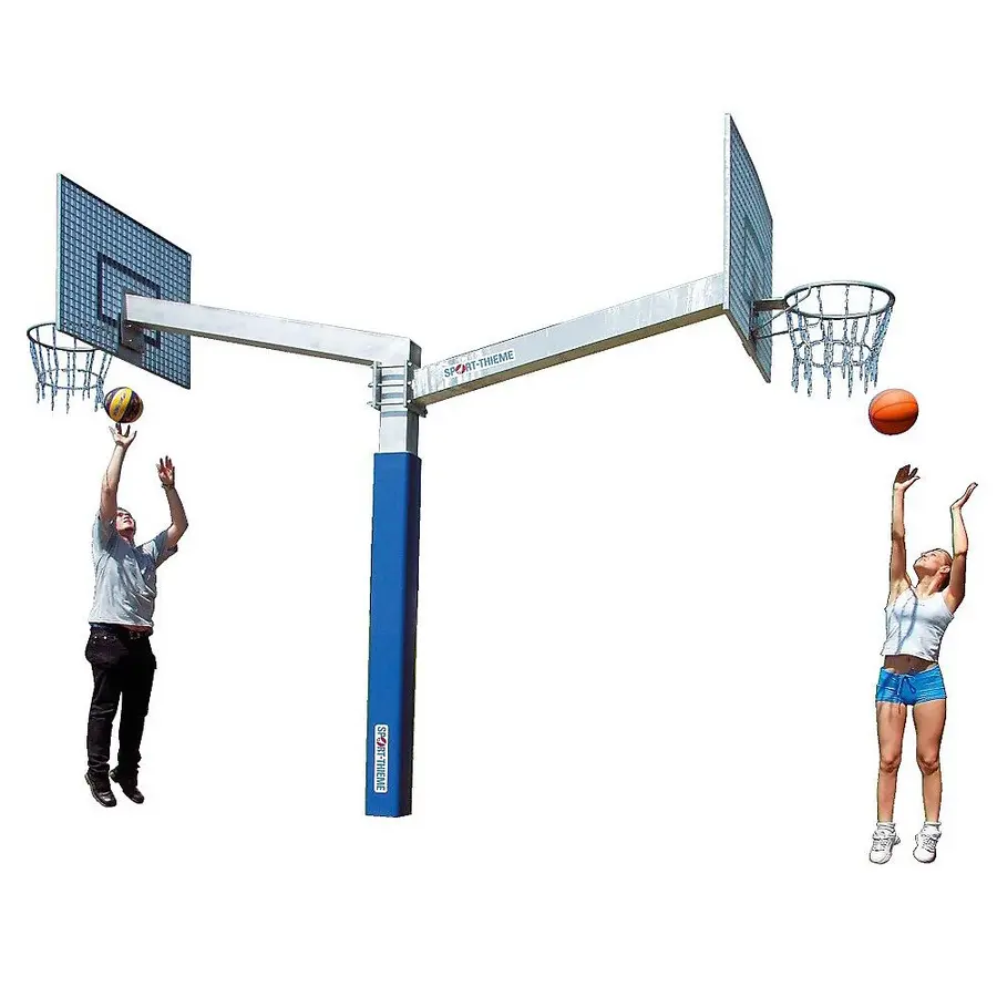 Basketballstativ Fair Play Duo 2 To høyder | Fast kurv 
