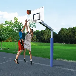Basketballstativ Fair Play 2.0 Fastmontert | Herculesnett | Fast kurv