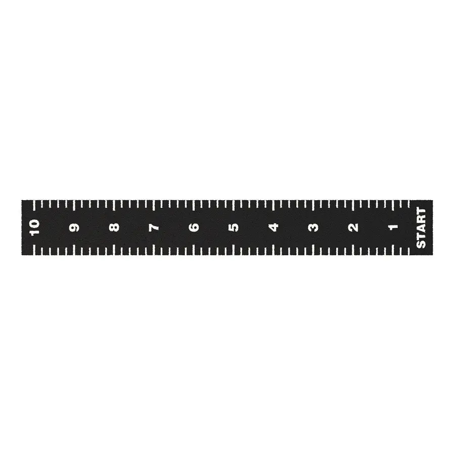 Sprintbane Essential Svart Sprinttrack | 10 x 1,33 m 