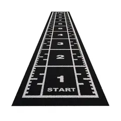 Sprintbane Premium Svart Sprinttrack | 10,4 x 1,33 m