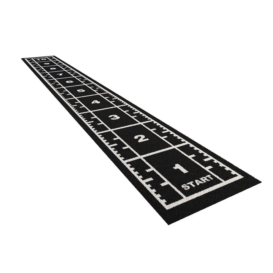 Sprintbane Premium Svart Sprinttrack | 10,4 x 1,33 m 