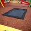 Trampoline Hally Gally 2000 Svart Svart hoppeduk 