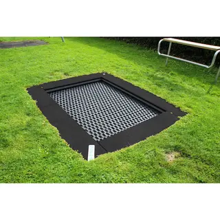 Nedfelt Trampoline Hally Gally 2012 Svart hoppeduk