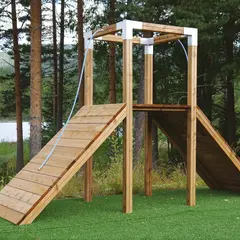 Hinder Rampe med t&#229;rn Til lekeplass og treningspark