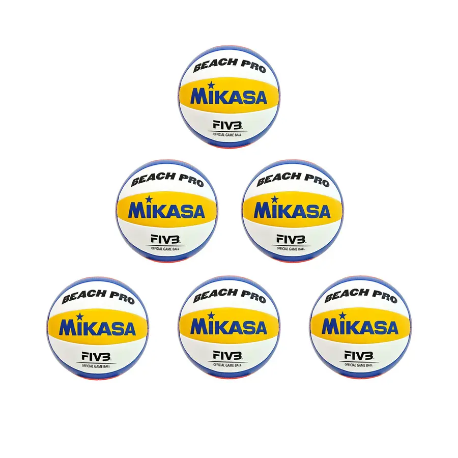 Sandvolleyball Mikasa PRO BV550C | 6 stk Beachvolley | FIVB | VW 