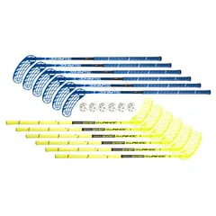 Innebandysett Unihoc Gamer 87 cm 12 innebandyk&#248;ller | 6 baller