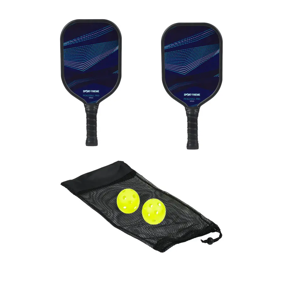 Pickleballracket Speed 2 racketer | 2 pickleballer | 1 meshbag 