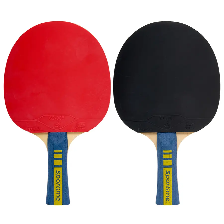 Bordtennissett Sportime Sett med 4 racketer og 10 baller 