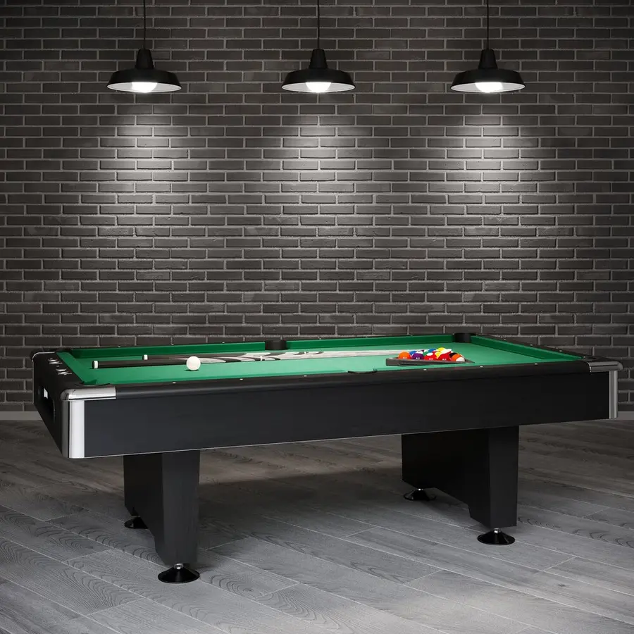 Biljardbord Club Pro III 9 fot Skifer Grønn Simonis 860 duk 