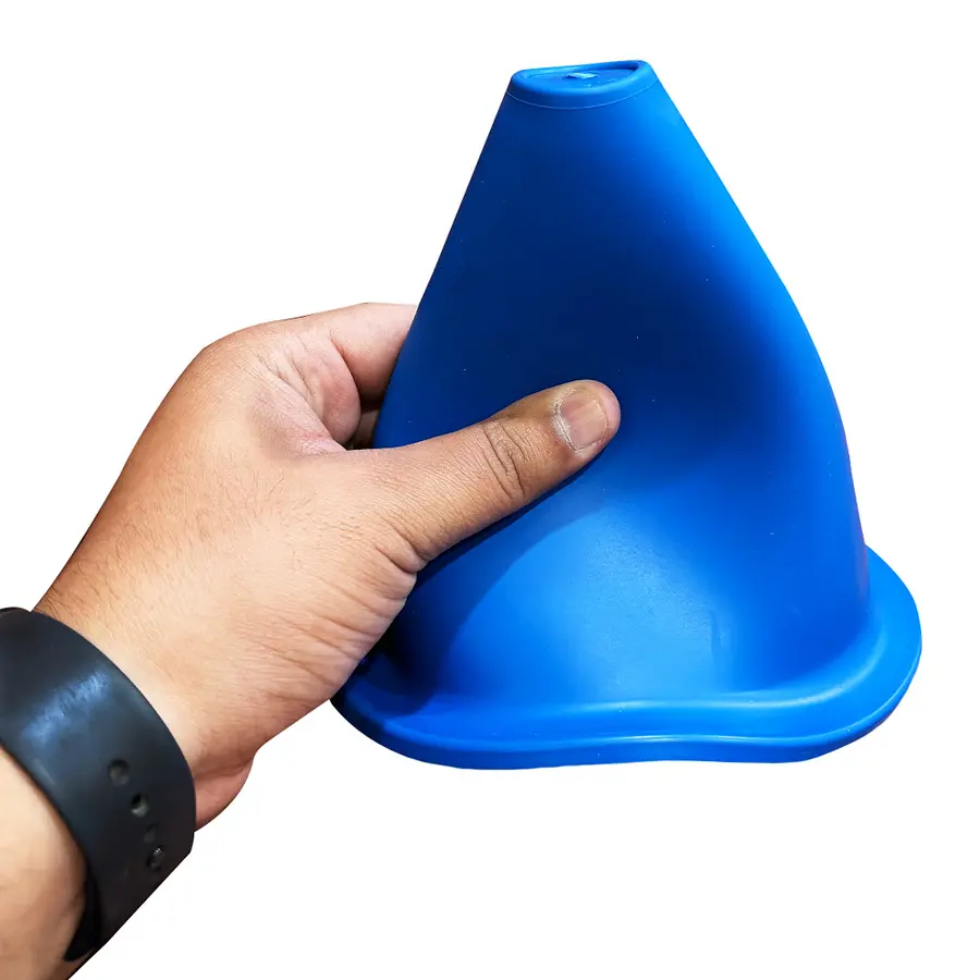 Markeringskjegler 10 stk. | 15 cm Myke kjegler | 2 av hver farge 