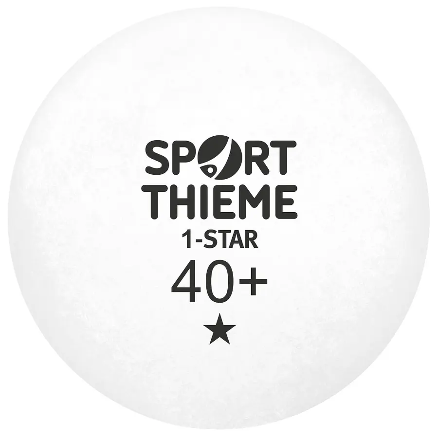 Bordtennisball Sport-Thieme Ace 6 stk. | Hvit | Trening 