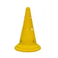 Markeringskjegle Multi med hull | 50 cm 1 stk gul kjegle