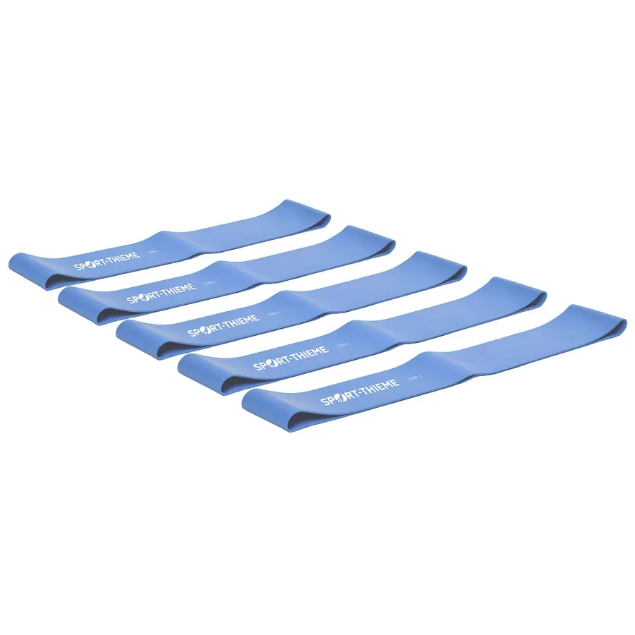 Treningsstrikker Lateksfri 5 stk. Medium | Blå 