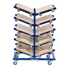 Tilbeh&#248;r Oppbevaringsvogn for rullebrett For 20 rullebrett