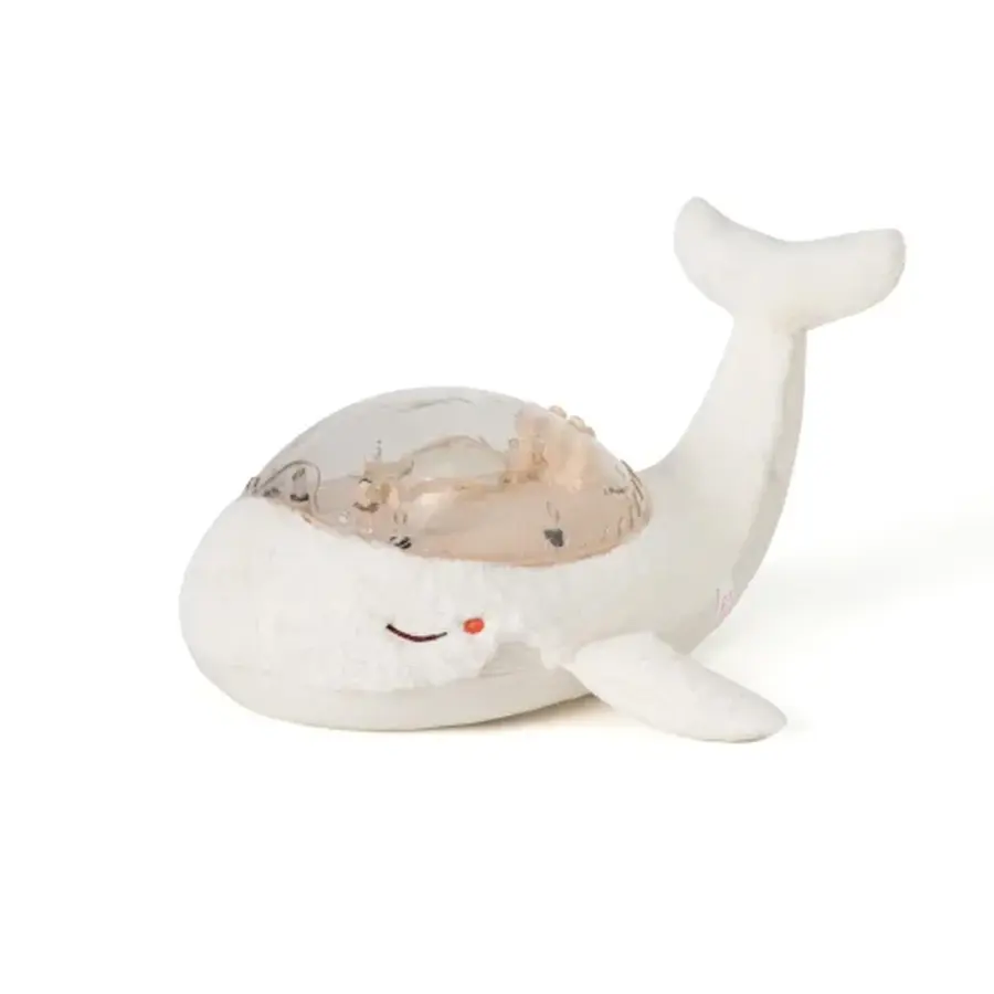 Hval lampe Hvit Med lys og lyd 