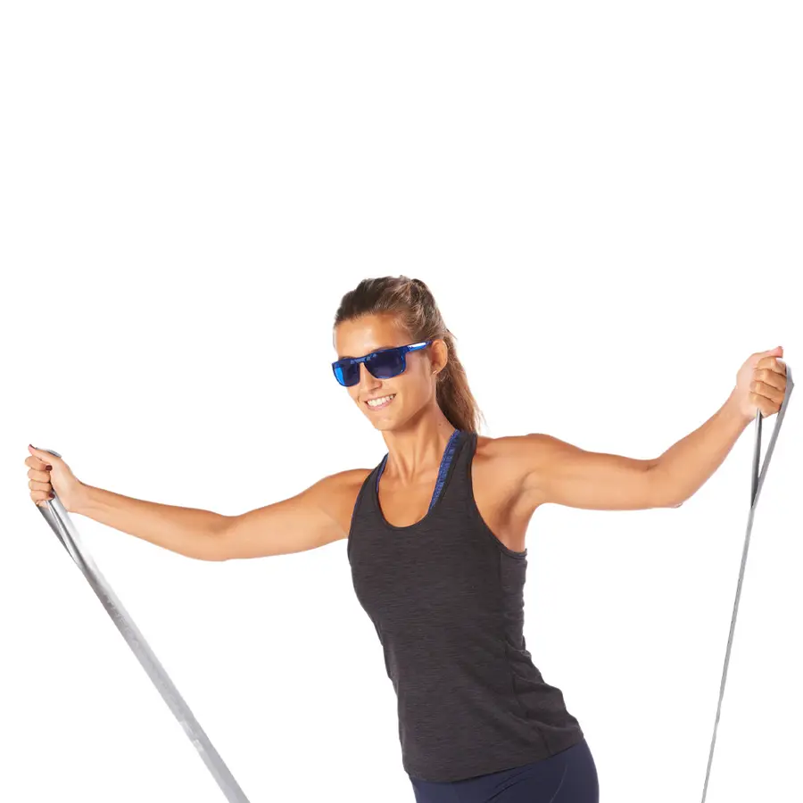 Treningsbriller med farget glass Blå Nevrobrille 