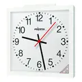 Peweta radiostyrt veggklokke 60x60 Innend&#248;rs | Batteridrift | Arabiske tall