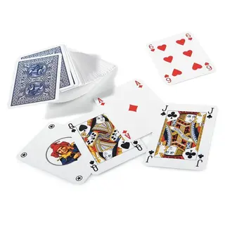 Kortstokk i plast - kan brukes utend&#248;rs 8,8 cm | til lek og kortspill