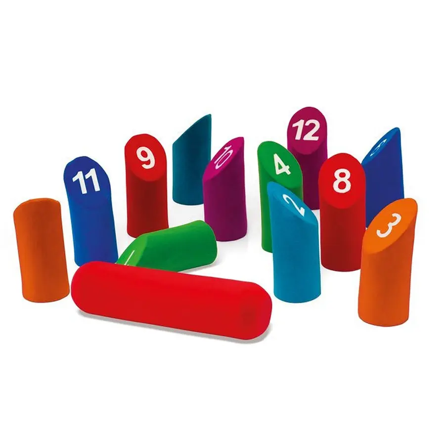 Nummerkubb Av naturgummi 