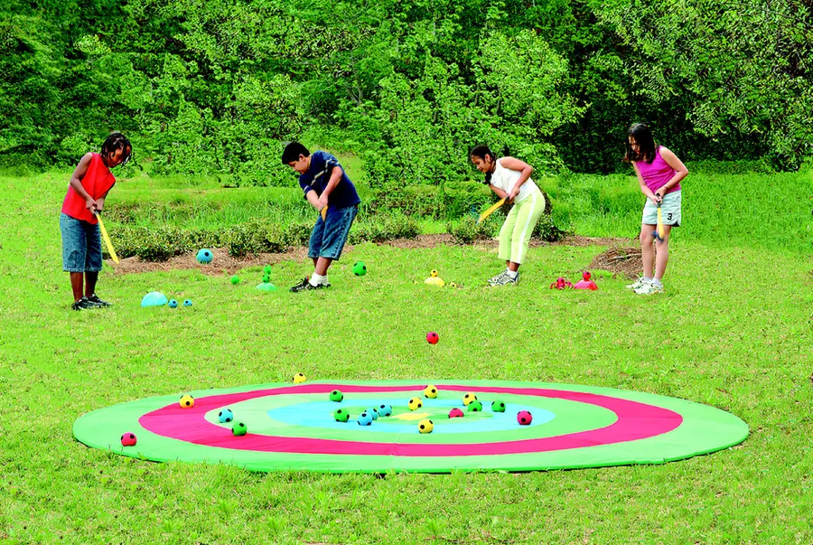 Gigantisk mål til kasteleker og golf Stor blink på 200 cm 