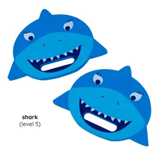 FINIS Floatie Friends | Shark Level 5 for svømmeopplæring