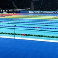 Malmsten Gold PRO Racing Lane 25 m World Aquatics Banetau grønn/rød 25 m