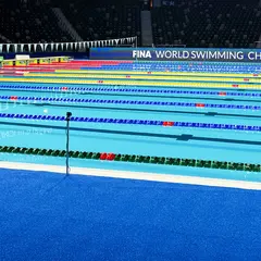 Malmsten Gold PRO Racing Lane 25 m World Aquatics Banetau grønn/rød 25 m