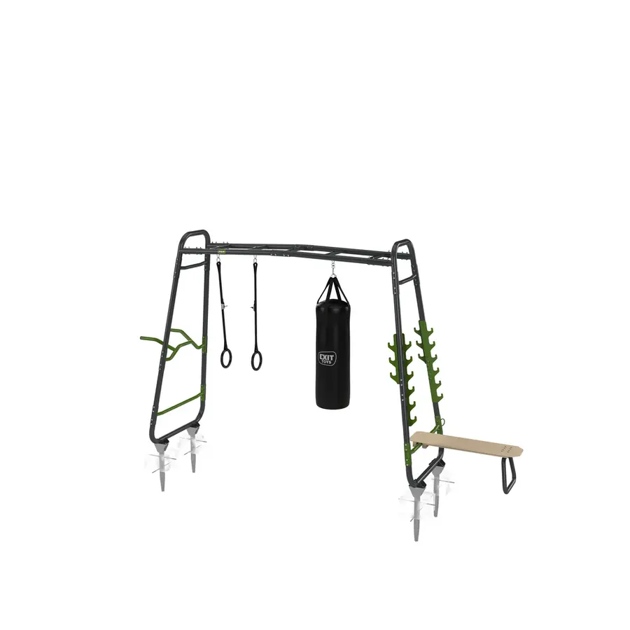 EXIT GetSet Monkeybar MB230 442x125 cm | Boksesekk | Dips | Benk mm. 