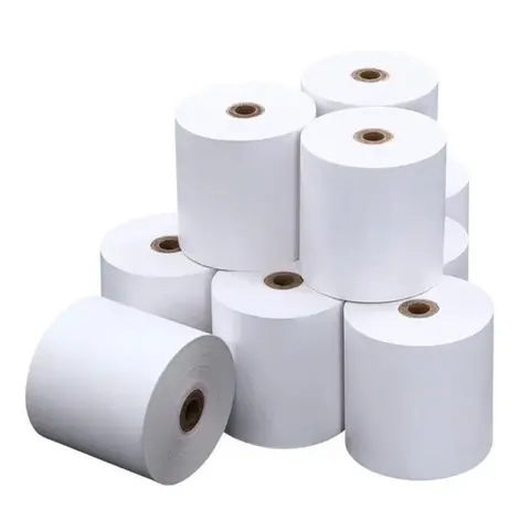 Termopapir | 80x80x13 mm | 15 stk Kvitteringsrull | Kassarull