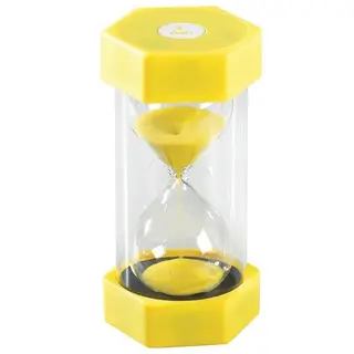 Timeglass 3 minutter med farget sand