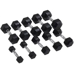 Manualsett Hex Hantel 2 av hver | 2-40 kg