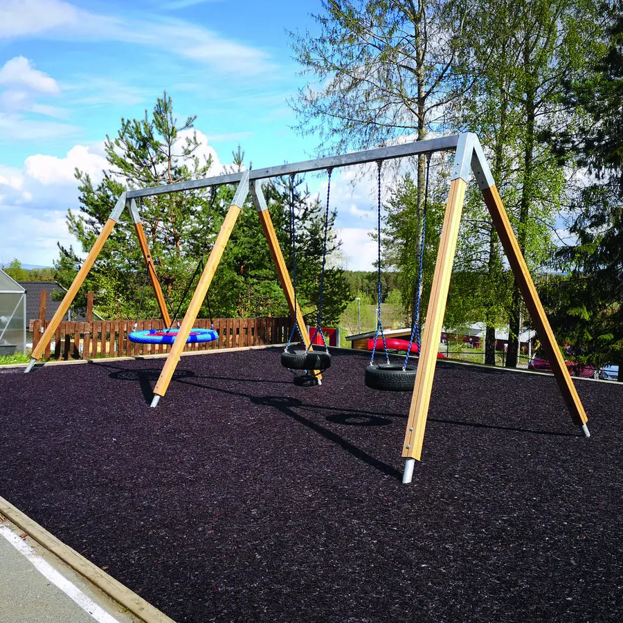 Huskestativ dobbelt til birdnest og 2 huskeseter 