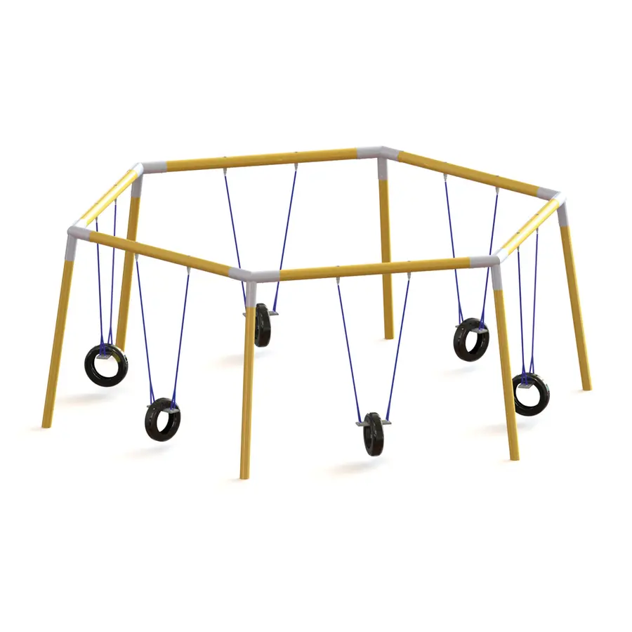 Huskestativ 6-kantet til 6 huskeseter 