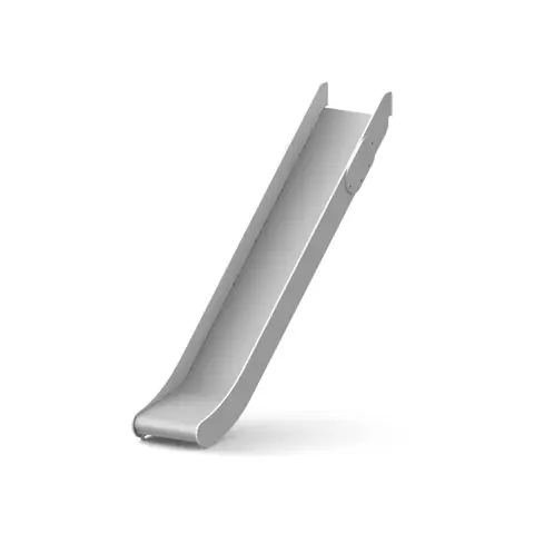 Terrengsklie i plast 340 cm Gr&#229; Til barnehager, skoler og lekeplasser