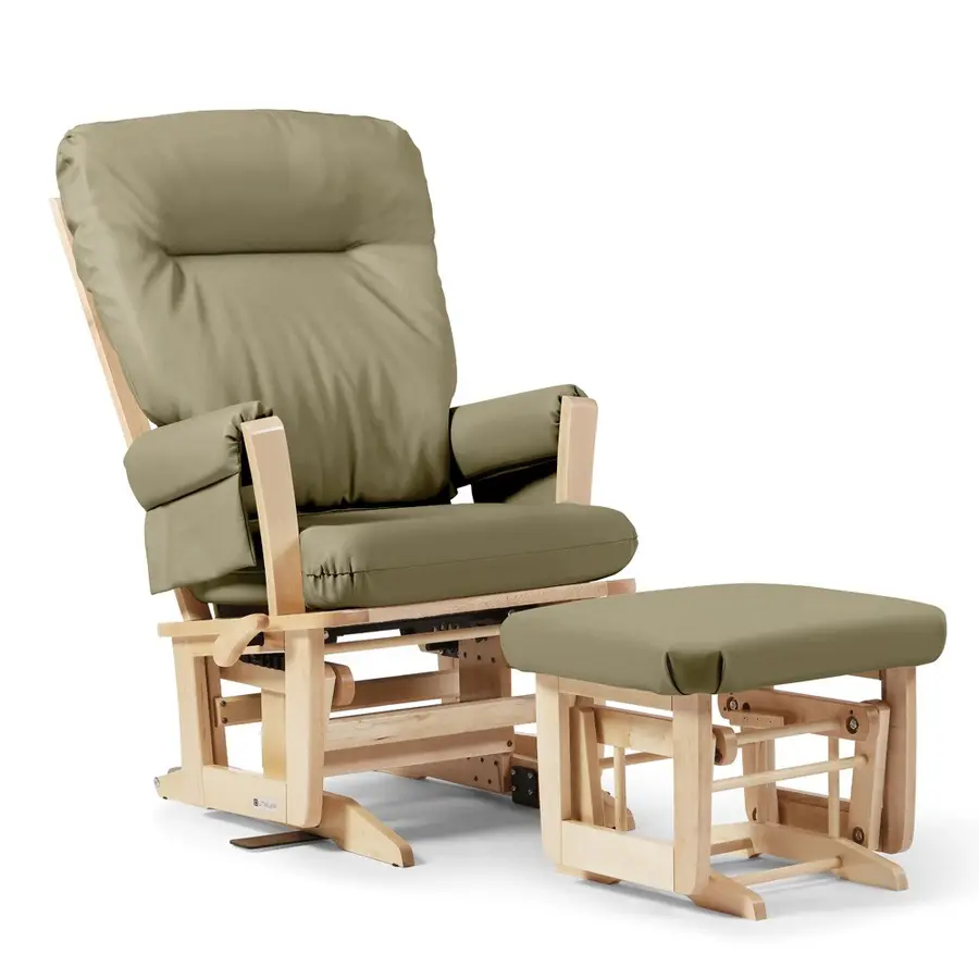 Trone Easymove Advance Gyngestol Grønn Med puff | Standard PU 