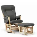 Trone Easymove Advance Gyngestol Grå Med puff | Standard PU